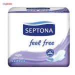 نوار بهداشتی سپتونا مدل Night Feel Free بسته 8 عددی - Image 3